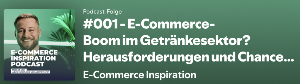 erste folge des e-commerce inspiration podcasts